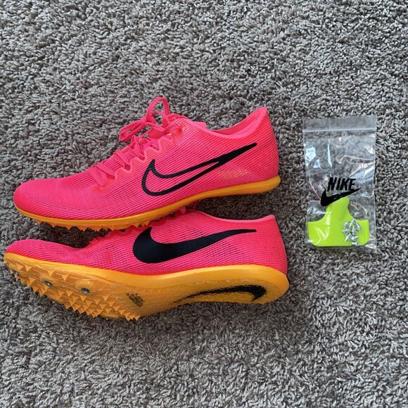 Nike Zoom Mamba 6 Hyper Pink Racing Track Spikes Sz Men 8.5 Women 10 DR2733 600 - Picture 3 of 5